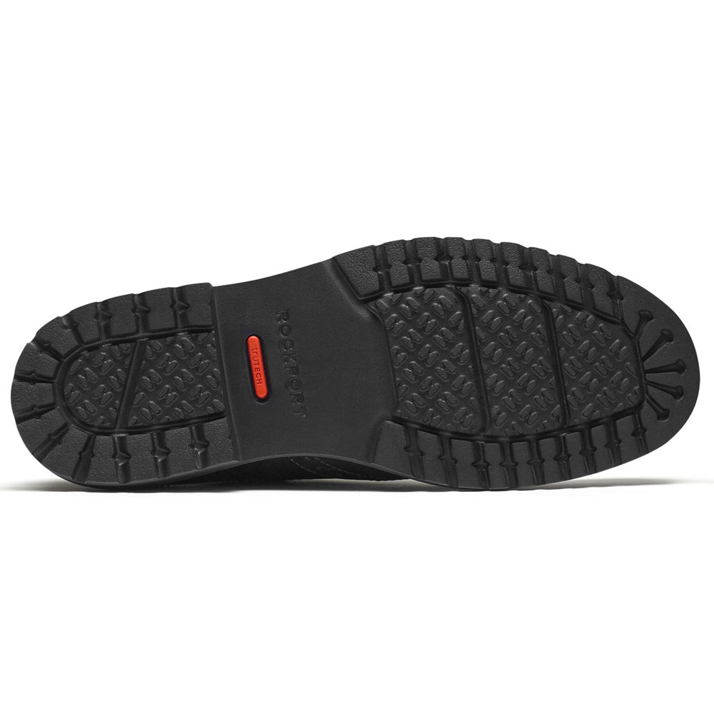 Rockport Kängor Herr Svarta - Marshall Rugged Inside Zip - IGRJE6231